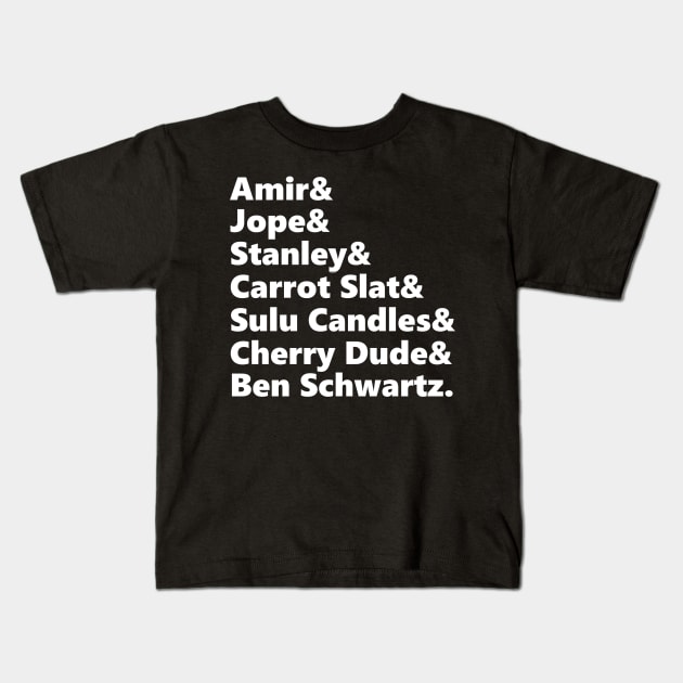 Ben Schwartz Names Kids T-Shirt by Itsneveratrap